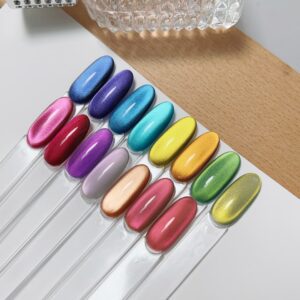 Colorful Cat Eye UV Gel Polish