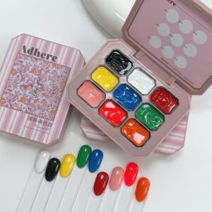 9 Colors Play Palette Painting Ombre Stamping Gel 3 IN 1